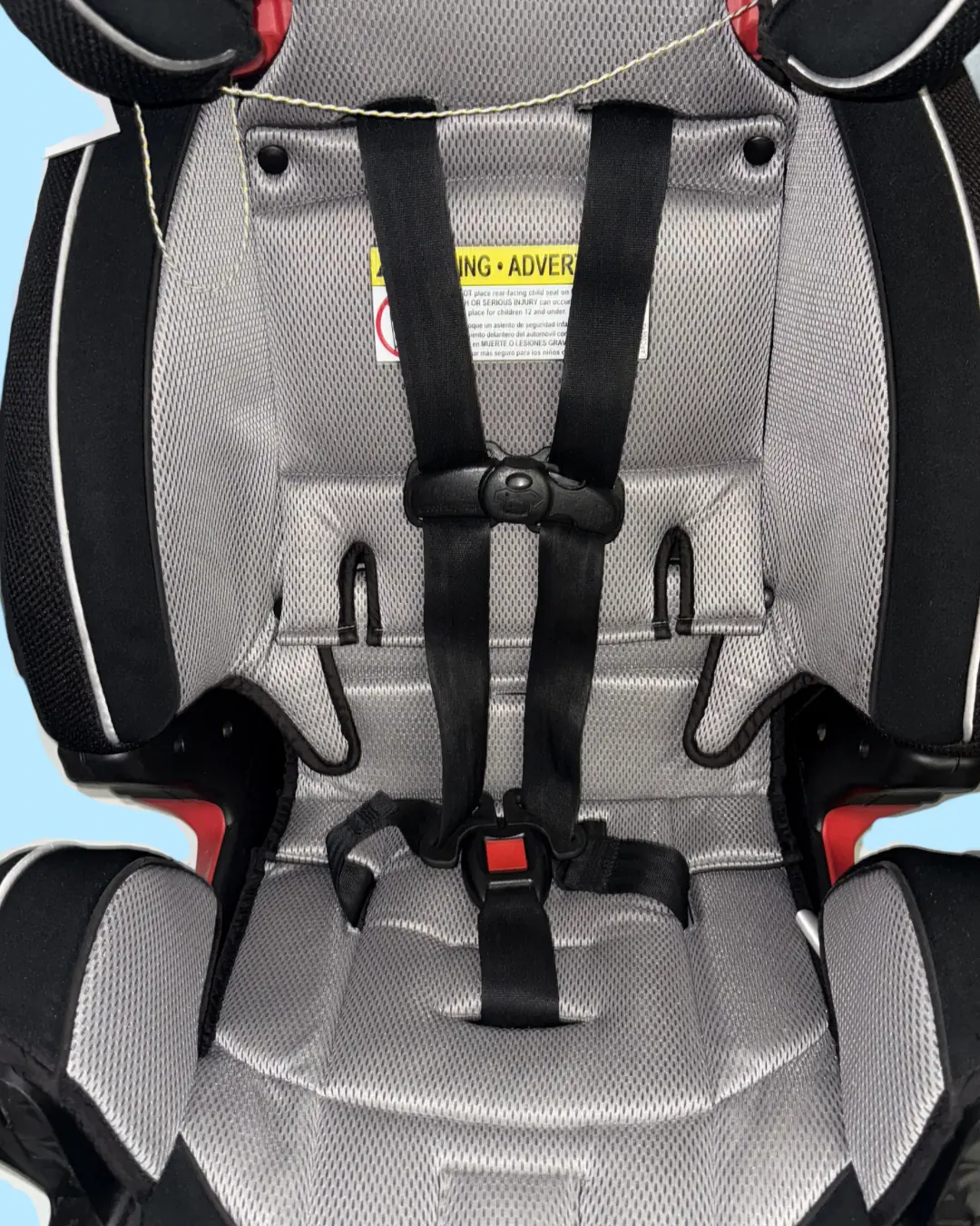Car seat after cleaning